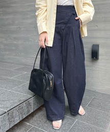 デニムアシメタックパンツ