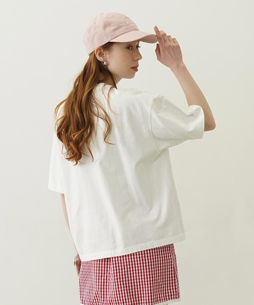 MILKFED.（ミルクフェド）の「ANNIVERSARY CAKE WIDE S/S TEE（Tシャツ/カットソー・レディース・ブラック/ホワイト・L/M）」の4枚目の写真