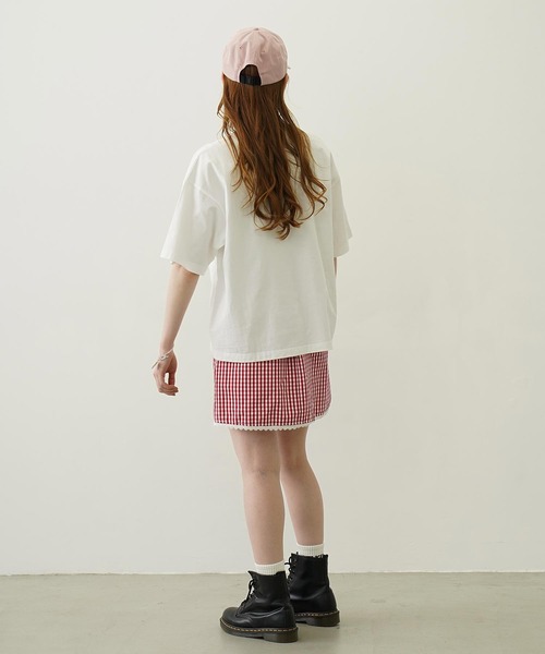 MILKFED.（ミルクフェド）の「ANNIVERSARY CAKE WIDE S/S TEE（Tシャツ/カットソー・レディース・ブラック/ホワイト・L/M）」の6枚目の写真