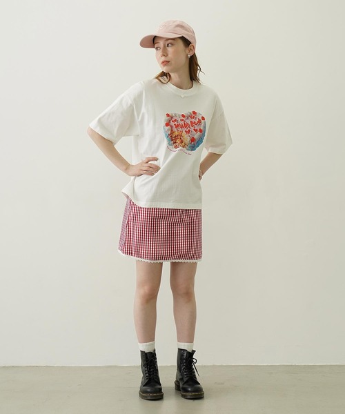 MILKFED.（ミルクフェド）の「ANNIVERSARY CAKE WIDE S/S TEE（Tシャツ/カットソー・レディース・ブラック/ホワイト・L/M）」の8枚目の写真