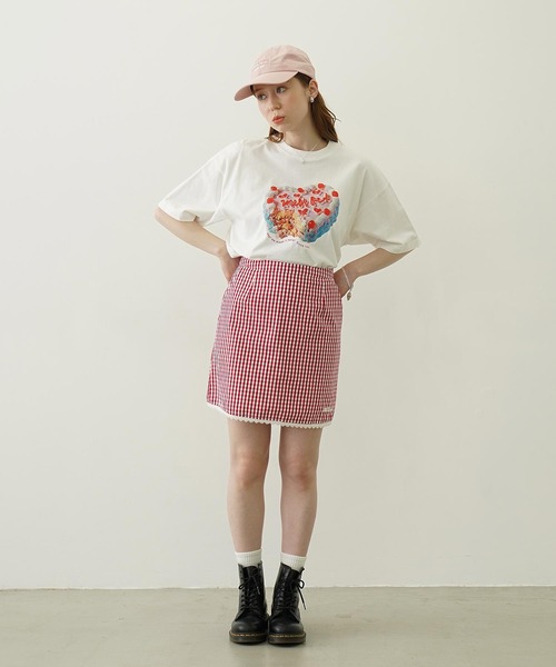 MILKFED.（ミルクフェド）の「ANNIVERSARY CAKE WIDE S/S TEE（Tシャツ/カットソー・レディース・ブラック/ホワイト・L/M）」の12枚目の写真