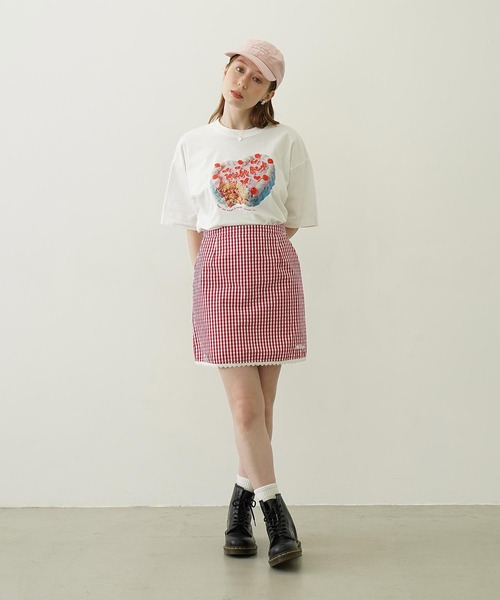 MILKFED.（ミルクフェド）の「ANNIVERSARY CAKE WIDE S/S TEE（Tシャツ/カットソー・レディース・ブラック/ホワイト・L/M）」の14枚目の写真