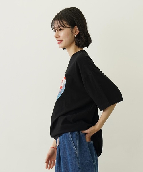 MILKFED.（ミルクフェド）の「ANNIVERSARY CAKE WIDE S/S TEE（Tシャツ/カットソー・レディース・ブラック/ホワイト・L/M）」の16枚目の写真