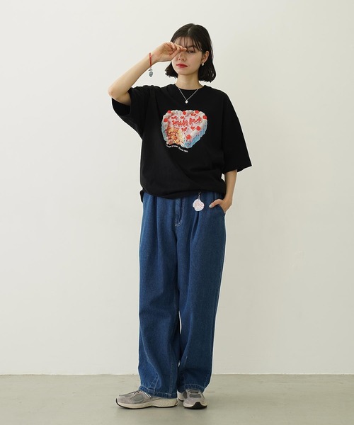 MILKFED.（ミルクフェド）の「ANNIVERSARY CAKE WIDE S/S TEE（Tシャツ/カットソー・レディース・ブラック/ホワイト・L/M）」の18枚目の写真