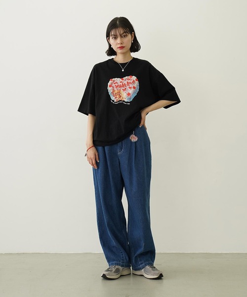 MILKFED.（ミルクフェド）の「ANNIVERSARY CAKE WIDE S/S TEE（Tシャツ/カットソー・レディース・ブラック/ホワイト・L/M）」の21枚目の写真