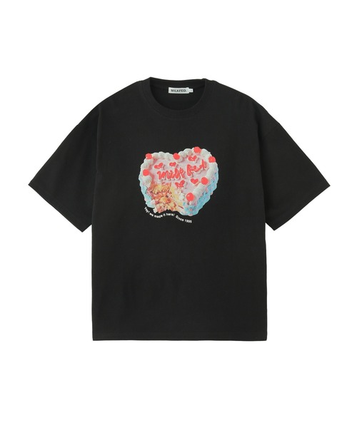 tシャツ ANNIVERSARY CAKE WIDE S/S TEE レディース メンズ ANNIVERSARY CAKE WIDE S/S TEE（Tシャツ/カットソー）｜MILKFED