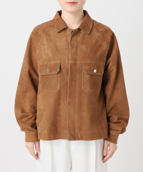 Deuxieme Classe（ドゥーズィエムクラス）の「【CINQUANTA/チンクアンタ】スエードブルゾン（ブルゾン・レディース・ブラウン・FREE）」の20枚目の写真