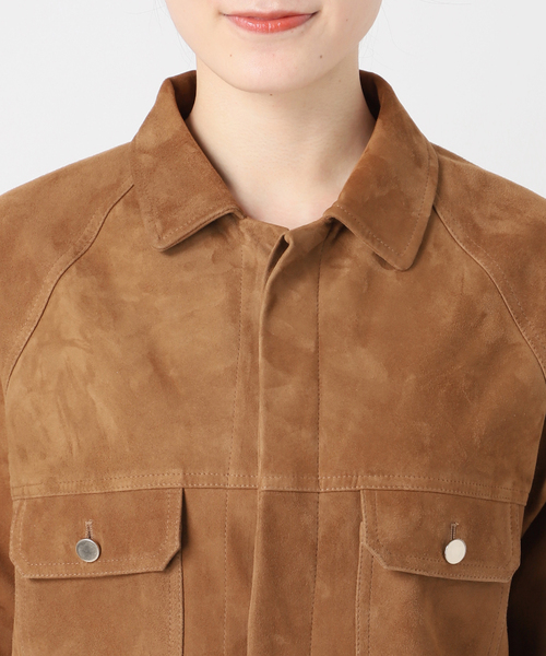 CINQUANTA/チンクアンタ】スエードブルゾン（ブルゾン）｜Deuxieme