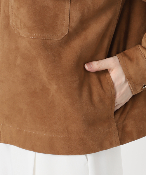 タグ付き未着用^_^ドゥーズィエムクラス購入スエードブラウンジャケット 42 スエードレザージャケット | ファッション通販サイト NUGU