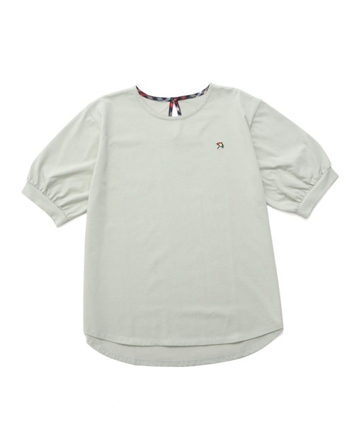 Arnold Palmer(アーノルドパーマー)の「パフスリーブ ラウンドテール Tシャツ(Tシャツ/カットソー・レディース・ブラック/ライトグリーン/ホワイト/ネイビー・M/L/S)」の20枚目の写真