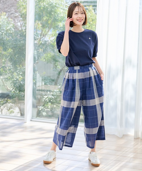 Arnold Palmer(アーノルドパーマー)の「パフスリーブ ラウンドテール Tシャツ(Tシャツ/カットソー・レディース・ブラック/ライトグリーン/ホワイト/ネイビー・M/L/S)」の16枚目の写真