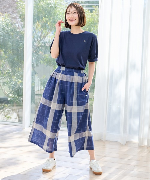 Arnold Palmer(アーノルドパーマー)の「パフスリーブ ラウンドテール Tシャツ(Tシャツ/カットソー・レディース・ブラック/ライトグリーン/ホワイト/ネイビー・M/L/S)」の15枚目の写真