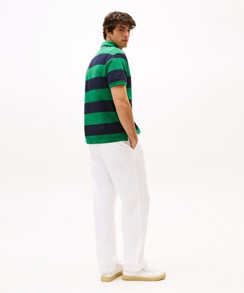TOMMY HILFIGER(トミーヒルフィガー)の「ブロッキングプラケットコントラストポロシャツ(ポロシャツ・メンズ・ホワイト/レッド/グリーン・LARGE/MEDIUM/SMALL/X-LARGE)」の17枚目の写真