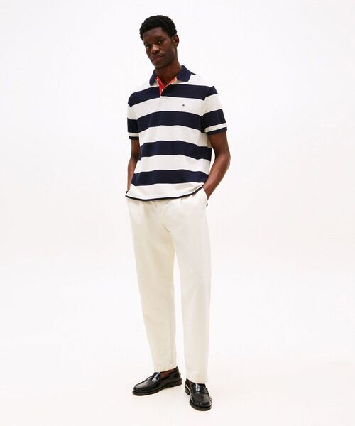 TOMMY HILFIGER(トミーヒルフィガー)の「ブロッキングプラケットコントラストポロシャツ(ポロシャツ・メンズ・ホワイト/レッド/グリーン・LARGE/MEDIUM/SMALL/X-LARGE)」の18枚目の写真