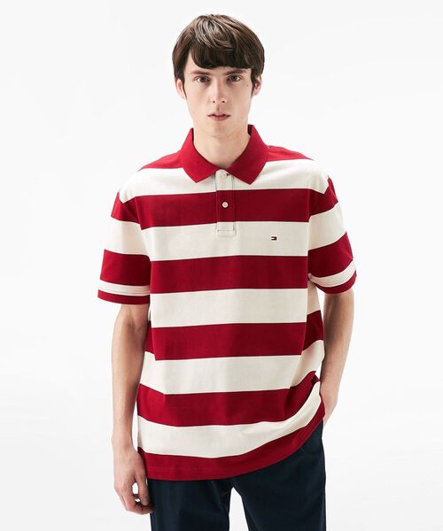 TOMMY HILFIGER(トミーヒルフィガー)の「ブロッキングプラケットコントラストポロシャツ(ポロシャツ・メンズ・ホワイト/レッド/グリーン・LARGE/MEDIUM/SMALL/X-LARGE)」の21枚目の写真
