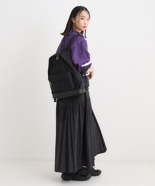 TOFF&LOADSTONE(トフアンドロードストーン)の「Sack backpack(ザック バックパック)(バックパック/リュック・レディース・カーキ/ライトグレー系9/ブラック・00)」の5枚目の写真