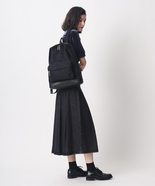 TOFF&LOADSTONE(トフアンドロードストーン)の「Sack backpack(ザック バックパック)(バックパック/リュック・レディース・カーキ/ライトグレー系9/ブラック・00)」の8枚目の写真