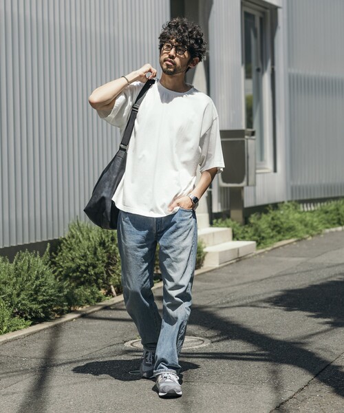 Firsthand(ファーストハンド)の「Firsthand/ファーストハンド 7.3オンス ダメージ加工 バックプリント ショートスリーブTシャツ / ワンポイント刺繍 / オーバーサイズ クルーネック 半袖Tシャツ(Tシャツ/カットソー・メンズ・グレー/ホワイト/ブラック・L/M)」の10枚目の写真