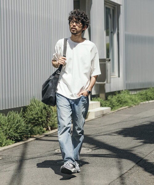 Firsthand(ファーストハンド)の「Firsthand/ファーストハンド 7.3オンス ダメージ加工 バックプリント ショートスリーブTシャツ / ワンポイント刺繍 / オーバーサイズ クルーネック 半袖Tシャツ(Tシャツ/カットソー・メンズ・グレー/ホワイト/ブラック・L/M)」の11枚目の写真