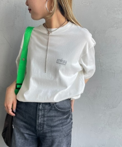 tシャツ 「MANHATTAN PORTAGE/マンハッタンポーテージ」 スカイラインワンポイントロゴ ショートスリーブTシャツ レディース メンズ MANHATTAN PORTAGE/マンハッタンポーテージ] スカイラインワン