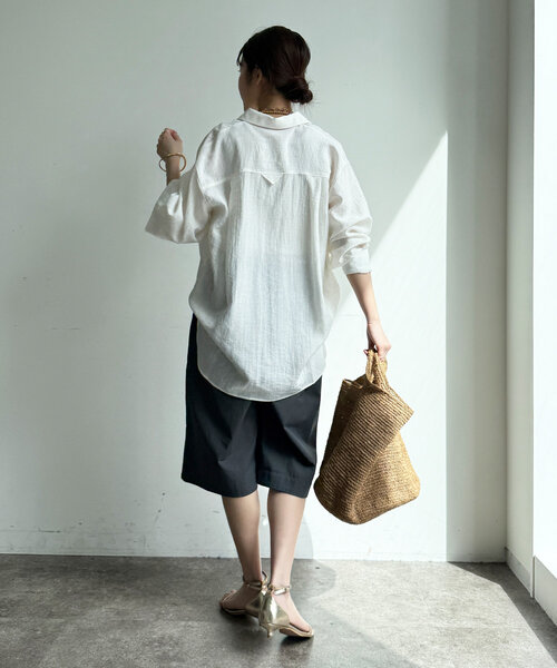 DouDou（ドゥドゥ）の「ハーフパンツ（その他パンツ・レディース・チャコールグレー/ベージュ・FREE）」の7枚目の写真