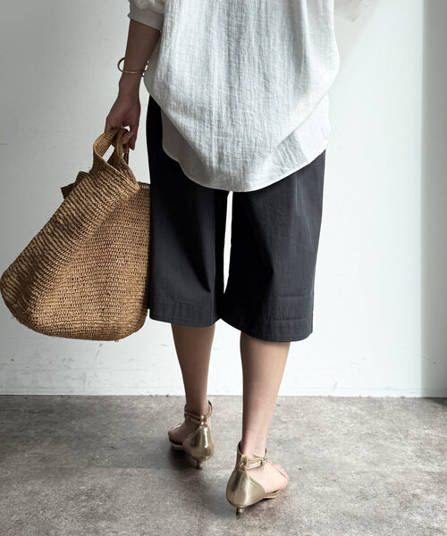 DouDou（ドゥドゥ）の「ハーフパンツ（その他パンツ・レディース・チャコールグレー/ベージュ・FREE）」の11枚目の写真