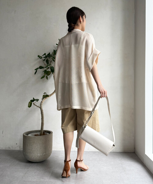 DouDou（ドゥドゥ）の「ハーフパンツ（その他パンツ・レディース・チャコールグレー/ベージュ・FREE）」の16枚目の写真