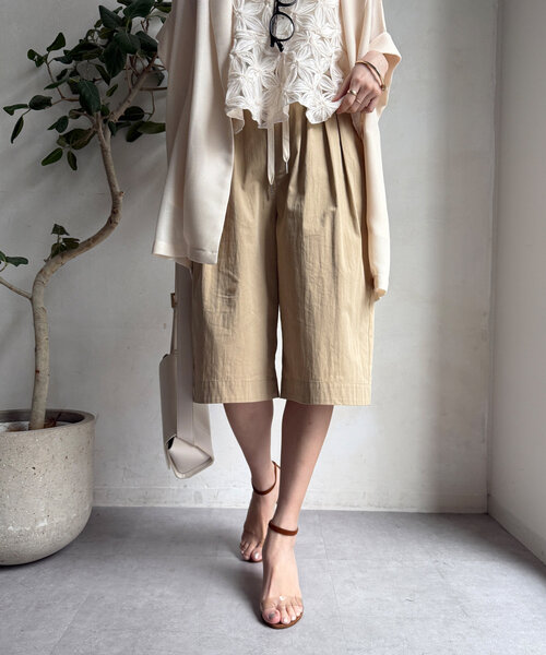 DouDou（ドゥドゥ）の「ハーフパンツ（その他パンツ・レディース・チャコールグレー/ベージュ・FREE）」の19枚目の写真