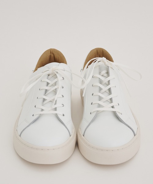 UNITED TOKYO（ユナイテッドトウキョウ）の「COMFORT Vibram LEATHER SHOES（スニーカー・メンズ・ホワイト/ブラック・1/2/3）」の12枚目の写真