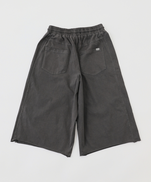 JOINT WORKS（ジョイントワークス）の「NOMANUAL/ノーマニュアルMOLTING BERMUDA SWEATPANTS（スラックス・メンズ・ブラック/チャコールグレー・MEDIUM/LARGE）」の12枚目の写真