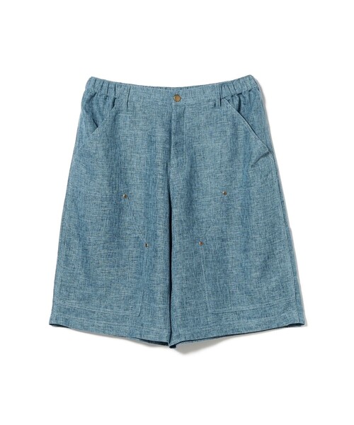BEAMS T（ビームスティー）の「WHIMSY SOCKS / Linen Painter Baggy Short（その他パンツ・メンズ・ブルー・L/XL/M）」の2枚目の写真