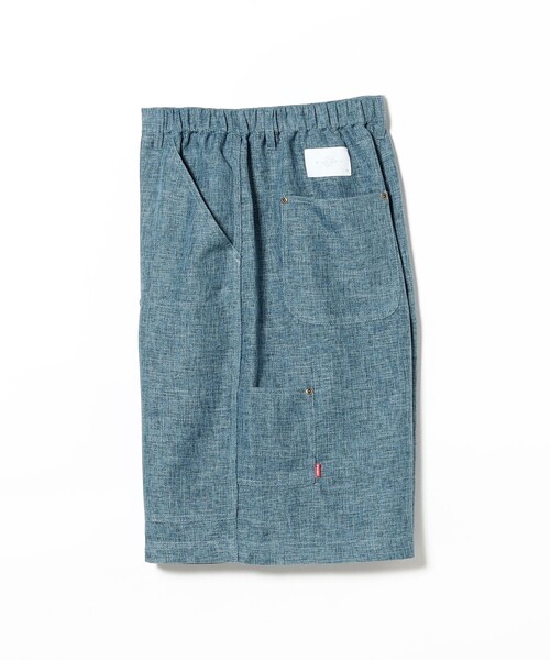 BEAMS T（ビームスティー）の「WHIMSY SOCKS / Linen Painter Baggy Short（その他パンツ・メンズ・ブルー・L/XL/M）」の3枚目の写真
