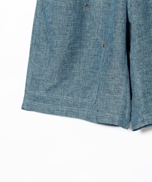 BEAMS T（ビームスティー）の「WHIMSY SOCKS / Linen Painter Baggy Short（その他パンツ・メンズ・ブルー・L/XL/M）」の6枚目の写真