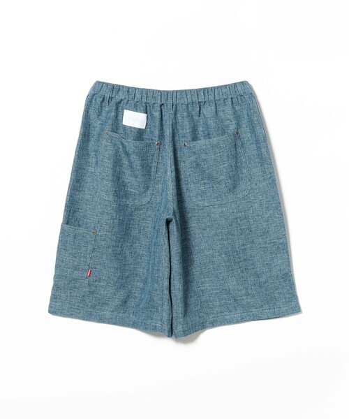 BEAMS T（ビームスティー）の「WHIMSY SOCKS / Linen Painter Baggy Short（その他パンツ・メンズ・ブルー・L/XL/M）」の7枚目の写真