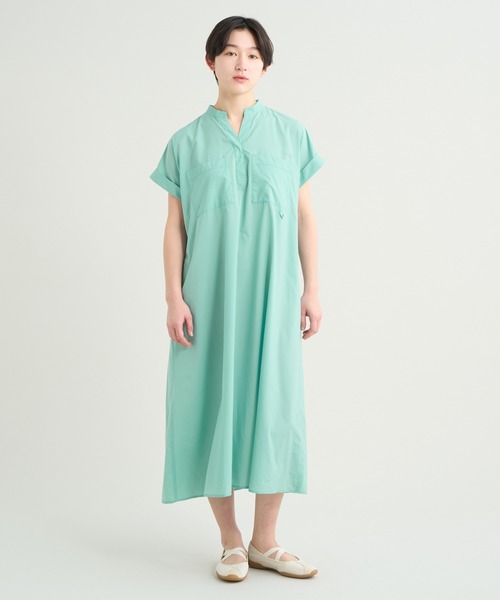 NANGA(ナンガ)の「EXCURSION DRESS/エクスカーションドレス(ワンピース・レディース・グリーン/ピンク/ブラック/ライトグリーン/カーキ・M/L/S)」の4枚目の写真