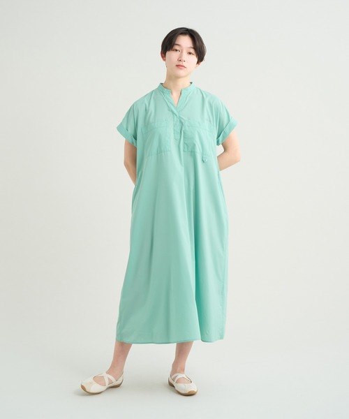 NANGA(ナンガ)の「EXCURSION DRESS/エクスカーションドレス(ワンピース・レディース・グリーン/ピンク/ブラック/ライトグリーン/カーキ・M/L/S)」の19枚目の写真