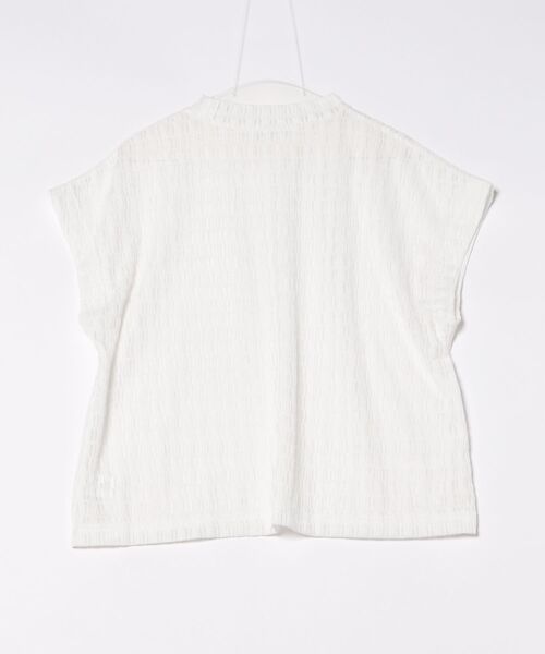 reca（レカ）の「柄レースフレンチスリーブ（Tシャツ/カットソー・レディース・アイボリー/ブラック・M）」の3枚目の写真