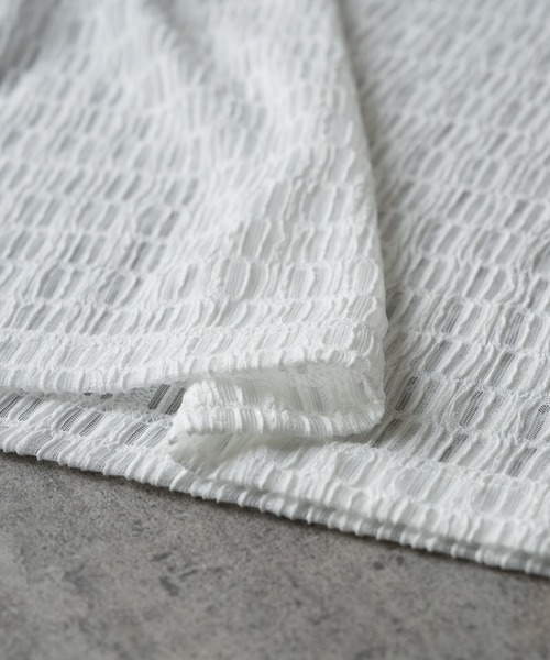 reca（レカ）の「柄レースフレンチスリーブ（Tシャツ/カットソー・レディース・アイボリー/ブラック・M）」の20枚目の写真