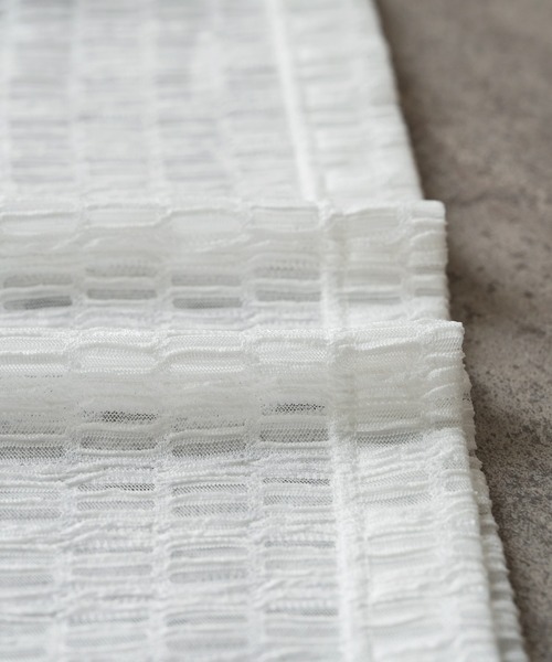 reca（レカ）の「柄レースフレンチスリーブ（Tシャツ/カットソー・レディース・アイボリー/ブラック・M）」の22枚目の写真