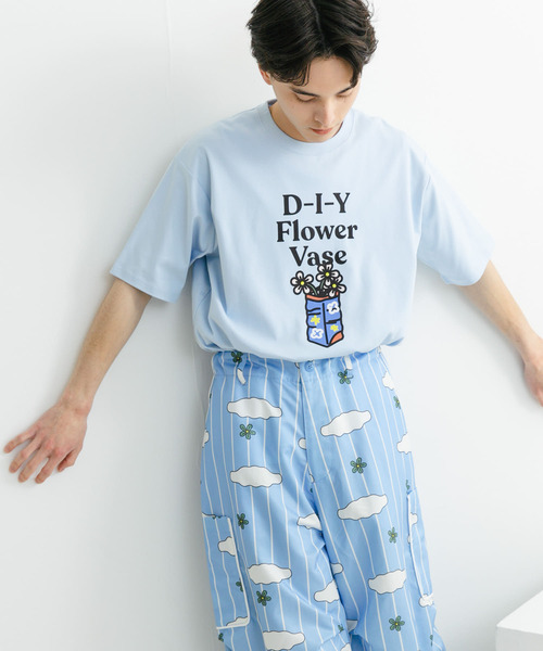 SENSE OF PLACE by URBAN RESEARCH（センスオブプレイスバイアーバンリサーチ）の「『別注』OATSIDE×SENSE OF PLACE　グラフィックショートスリーブ Tシャツ A（Tシャツ/カットソー・メンズ・ホワイト/ブラック/ライトブルー・MEDIUM/LARGE）」の12枚目の写真