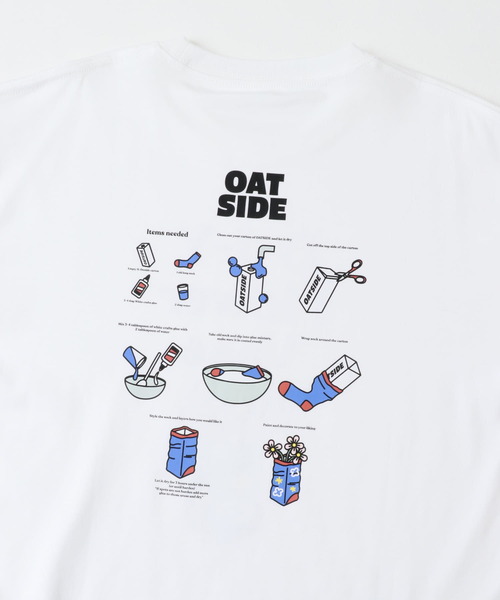 SENSE OF PLACE by URBAN RESEARCH（センスオブプレイスバイアーバンリサーチ）の「『別注』OATSIDE×SENSE OF PLACE　グラフィックショートスリーブ Tシャツ A（Tシャツ/カットソー・メンズ・ホワイト/ブラック/ライトブルー・MEDIUM/LARGE）」の20枚目の写真