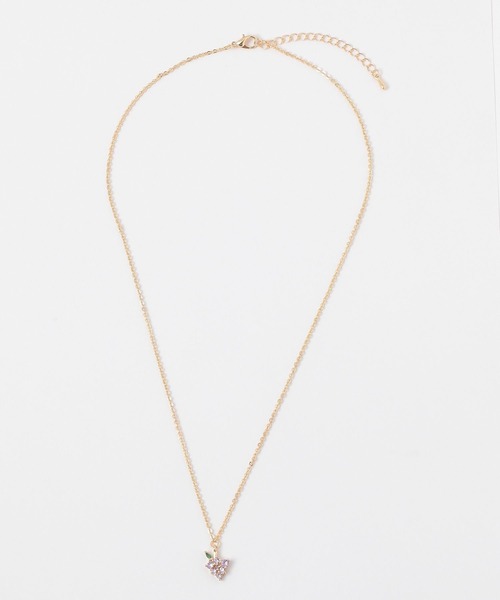 FOREVER 21(フォーエバー トゥエンティーワン)の「グレープモチーフネックレス(ネックレス・レディース・ゴールド・FREE)」の2枚目の写真