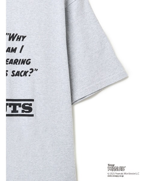 NO NEED（ノーニード）の「【NUTMEG/ナツメグ】Peaunts スケボーT（Tシャツ/カットソー・メンズ・ネイビー/チャコール/ホワイト/グレー・LL/M/L）」の10枚目の写真