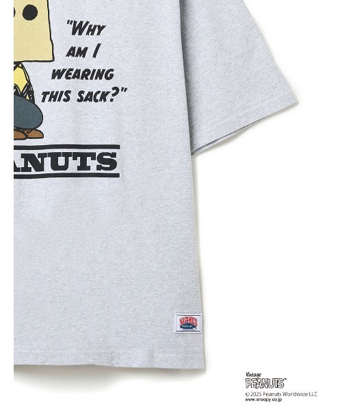 NO NEED（ノーニード）の「【NUTMEG/ナツメグ】Peaunts スケボーT（Tシャツ/カットソー・メンズ・ネイビー/チャコール/ホワイト/グレー・LL/M/L）」の11枚目の写真