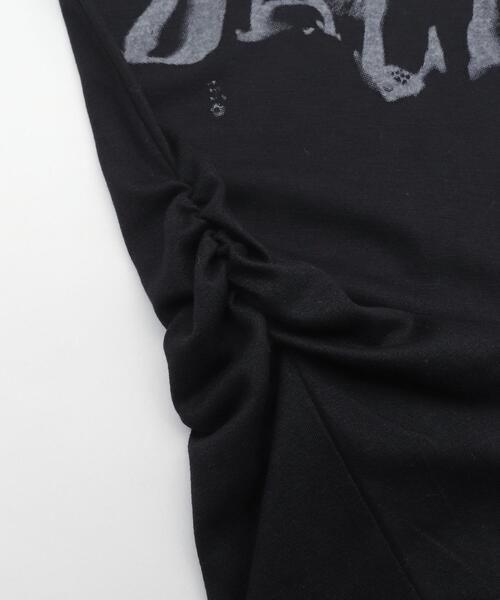 dispark(ディスパーク)の「DISPARK/ペイントワンショルダーTOP(Tシャツ/カットソー・レディース・アイボリー/ブラック・FREE)」の15枚目の写真