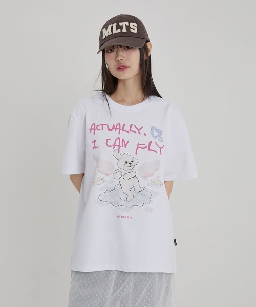 WaiKei（ワイケイ）の「【UNISEX】Wai Kei／I CAN FLY T（Tシャツ/カットソー・レディース・ホワイト・MEDIUM/LARGE）」の8枚目の写真