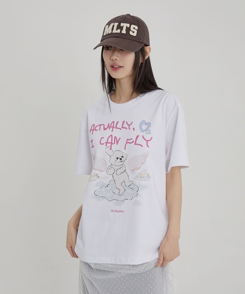 WaiKei（ワイケイ）の「【UNISEX】Wai Kei／I CAN FLY T（Tシャツ/カットソー・レディース・ホワイト・MEDIUM/LARGE）」の9枚目の写真