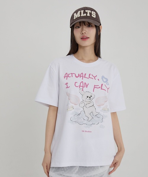 WaiKei（ワイケイ）の「【UNISEX】Wai Kei／I CAN FLY T（Tシャツ/カットソー・レディース・ホワイト・MEDIUM/LARGE）」の10枚目の写真