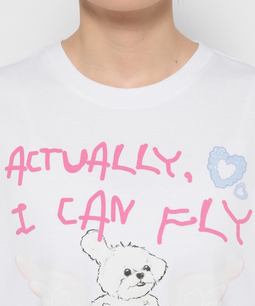 WaiKei（ワイケイ）の「【UNISEX】Wai Kei／I CAN FLY T（Tシャツ/カットソー・レディース・ホワイト・MEDIUM/LARGE）」の18枚目の写真
