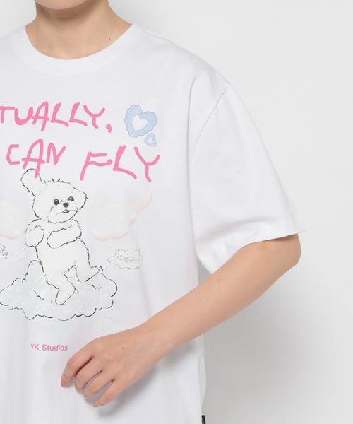 ★WAIKEI★ I Can Fly Short Sleeve T-shirt YKBE02TS05 セール】【UNISEX】Wai Kei/I CAN FLY T(Tシャツ/カットソー